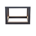 SLV LED Outdoor Ceiling luminaire QUADRULO CL, anthracite