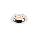 Plafondinbouwarmatuur NUMINOS XS IP20/IP44, chroom, wit