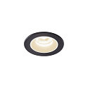 Plafondinbouwarmatuur NUMINOS XS IP20/IP44, zwart, wit