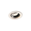 Plafondinbouwarmatuur NUMINOS MOVE XS IP20, chroom, wit