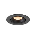 SLV Plafondinbouwarmatuur NUMINOS GIMBLE XS, zwart