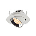 SLV Plafondinbouwarmatuur NUMINOS GIMBLE XS, chroom, wit