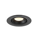 SLV Plafondinbouwarmatuur NUMINOS GIMBLE XS, zwart