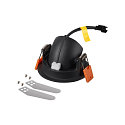 SLV Plafondinbouwarmatuur NUMINOS GIMBLE XS, chroom, zwart