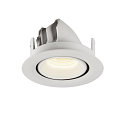 SLV Plafondinbouwarmatuur NUMINOS GIMBLE XS, wit