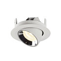 SLV Plafondinbouwarmatuur NUMINOS GIMBLE XS, chroom, wit