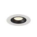 SLV Plafondinbouwarmatuur NUMINOS GIMBLE XS, zwart, wit