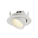 SLV Plafondinbouwarmatuur NUMINOS GIMBLE XS, wit