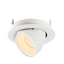 SLV Plafondinbouwarmatuur NUMINOS GIMBLE S, wit