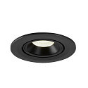 SLV LED Ceiling recessed luminaire NUMINOS� GIMBLE S, 4000K, 55�, black