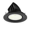SLV LED Ceiling recessed luminaire NUMINOS� GIMBLE M, 4000K, 55�, black/white