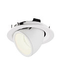 SLV Plafondinbouwarmatuur NUMINOS GIMBLE M, wit