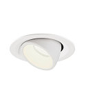 SLV Plafondinbouwarmatuur NUMINOS GIMBLE M, wit