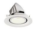 SLV Plafondinbouwarmatuur NUMINOS GIMBLE M, wit