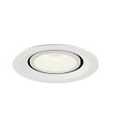 SLV Plafondinbouwarmatuur NUMINOS GIMBLE M, wit