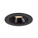 SLV LED Ceiling recessed luminaire NUMINOS� GIMBLE L, 2700K, 40�, black