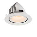SLV Plafondinbouwarmatuur NUMINOS GIMBLE L, wit