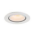 SLV Plafondinbouwarmatuur NUMINOS GIMBLE L, wit