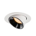 SLV Plafondinbouwarmatuur NUMINOS GIMBLE L, chroom, wit