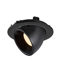 SLV Plafondinbouwarmatuur NUMINOS GIMBLE L, zwart