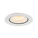 SLV Plafondinbouwarmatuur NUMINOS GIMBLE L, wit