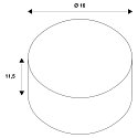 SLV Plafondinbouwarmatuur NUMINOS GIMBLE L, wit