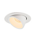 SLV Plafondinbouwarmatuur NUMINOS GIMBLE L, wit