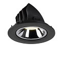 SLV Plafondinbouwarmatuur NUMINOS GIMBLE L, chroom, zwart