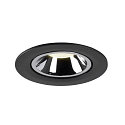 SLV Plafondinbouwarmatuur NUMINOS GIMBLE L, chroom, zwart