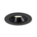 SLV Plafondinbouwarmatuur NUMINOS GIMBLE L, zwart
