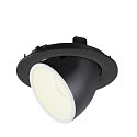 SLV Plafondinbouwarmatuur NUMINOS GIMBLE L, zwart, wit