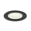SLV Plafondinbouwarmatuur NUMINOS GIMBLE L, zwart, wit