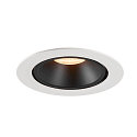 SLV Plafondinbouwarmatuur NUMINOS GIMBLE XL, zwart, wit