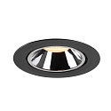 SLV Plafondinbouwarmatuur NUMINOS GIMBLE XL, chroom, zwart