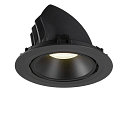 Plafondinbouwarmatuur NUMINOS GIMBLE XL, zwart