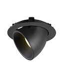 Plafondinbouwarmatuur NUMINOS GIMBLE XL, zwart