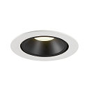 SLV Plafondinbouwarmatuur NUMINOS GIMBLE XL, zwart, wit