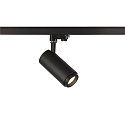 SLV LED 3-phase spot NUMINOS� ZOOM M PHASE, 20W, 4000K, 15�, black