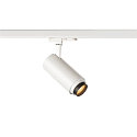 SLV LED 3-phase spot NUMINOS� DALI ZOOM M, 20W, 2700K, 15�, white