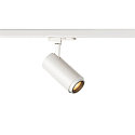 SLV LED 3-phase spot NUMINOS� DALI ZOOM M, 20W, 2700K, 15�, white