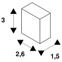 SLV Montageklem BATTEN, wit