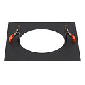 SLV Inbouwframe NUMINOS L, zwart