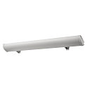 SLV outdoor wall luminaire VANO WING SP LONG IP65, grey dimmable
