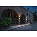 SLV outdoor wall luminaire ENOLA OCULUS WL UP/DOWN IP65, anthracite dimmable