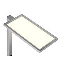 SLV Tafelarmatuur WORKLIGHT UGR < 19 IP20, zilver dimbaar