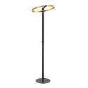 SLV floor lamp ONE STRAIGHT FL up / down, brass, black dimmable