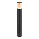 SLV Lichtpaal M-POL 90 cilindrisch, kort, zonder contactdoos IP65, antraciet dimbaar