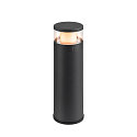 SLV Lampkop M-POL S CLEAR on/off IP65, antraciet 