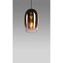 SLV Pendelarmatuur PANTILO OVAL PD E27 IP20, koper
