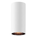 SLV downlight ASTO TUBE cylindrical, rigid, surface-mounted version GU10 IP20, white dimmable